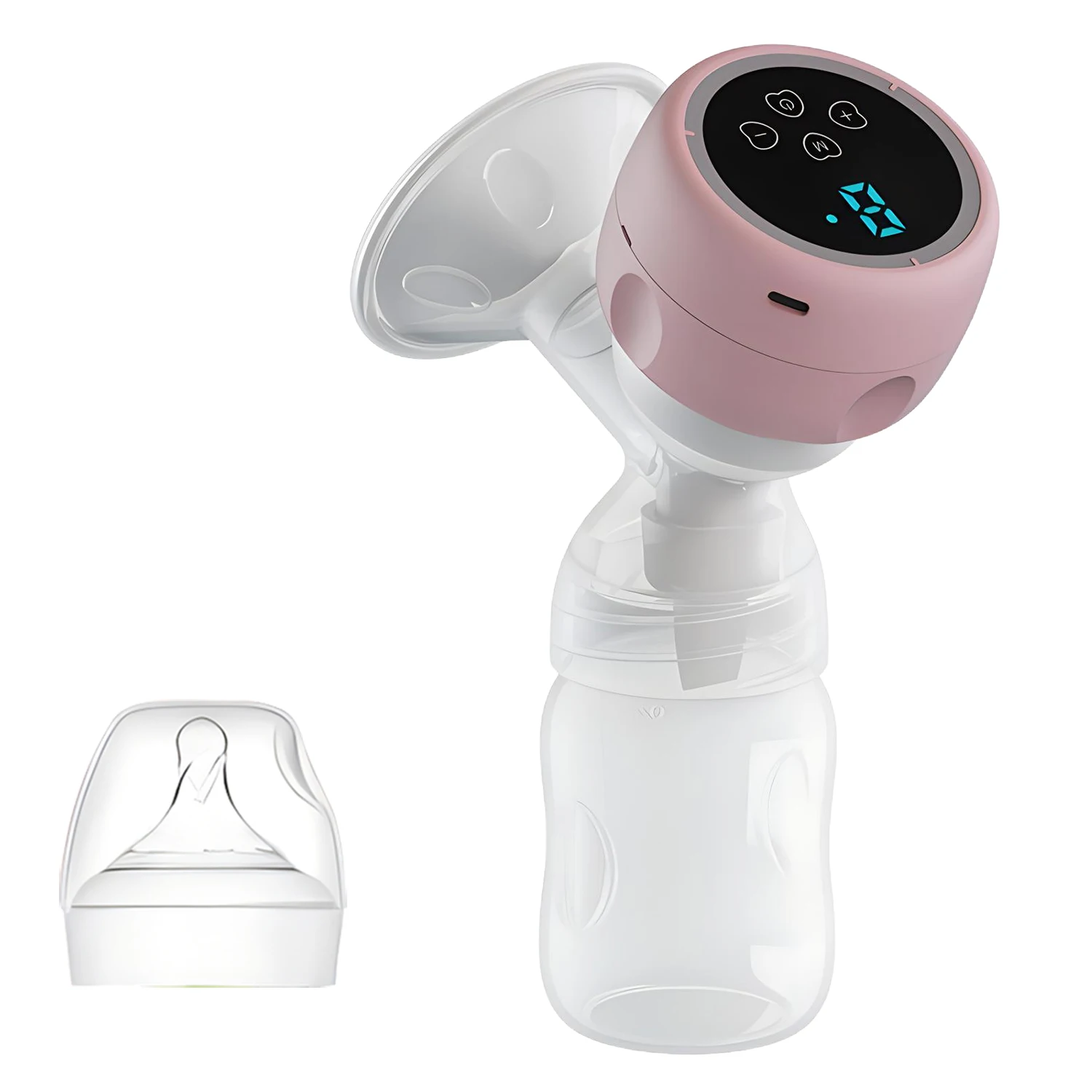 Portable Electric Breast Pump USB Rechargeable Breast Milk Extractor Automatic Breastfeeding Pump Comfortable & Portable Milker