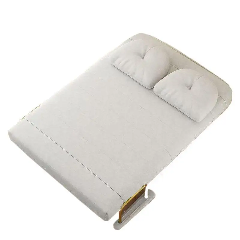 Folding sofa bed, double small apartment cream wind sofa, multi-functional and simple