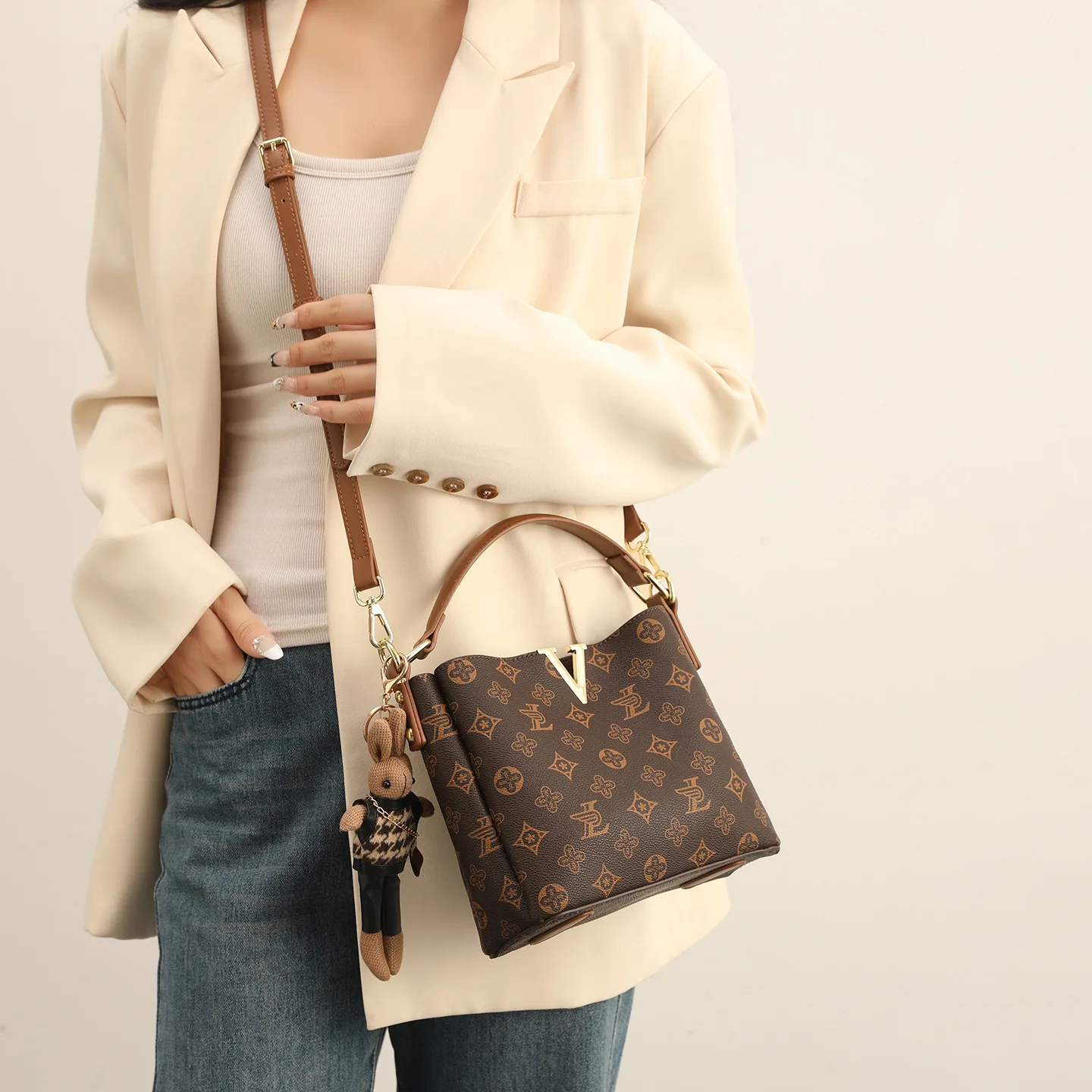 high-end-luxury-shopper-solid-color-commuter-diaper-bags-for-women-minimalist-vintage-elegant-leather-shoulder