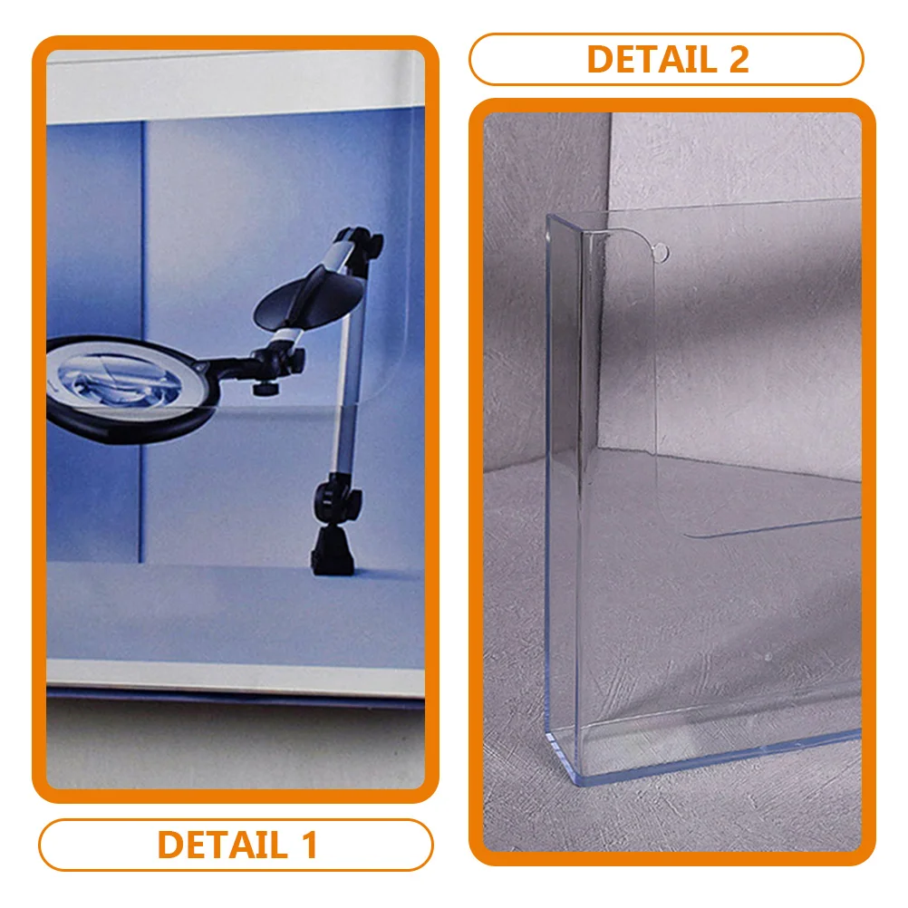 Wall Bracket Desktop Display Stand Office File Folders Bookshelves Holder Mount Hanging Organizer Clear Shelf Vertical