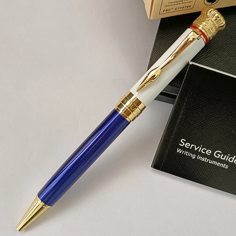 Luxo Gift Pen Patron Série Swan King Canetas Esferográficas, Edição Limitada, Promoção MB, Escritório, Papelaria Escolar, Escrita Suave