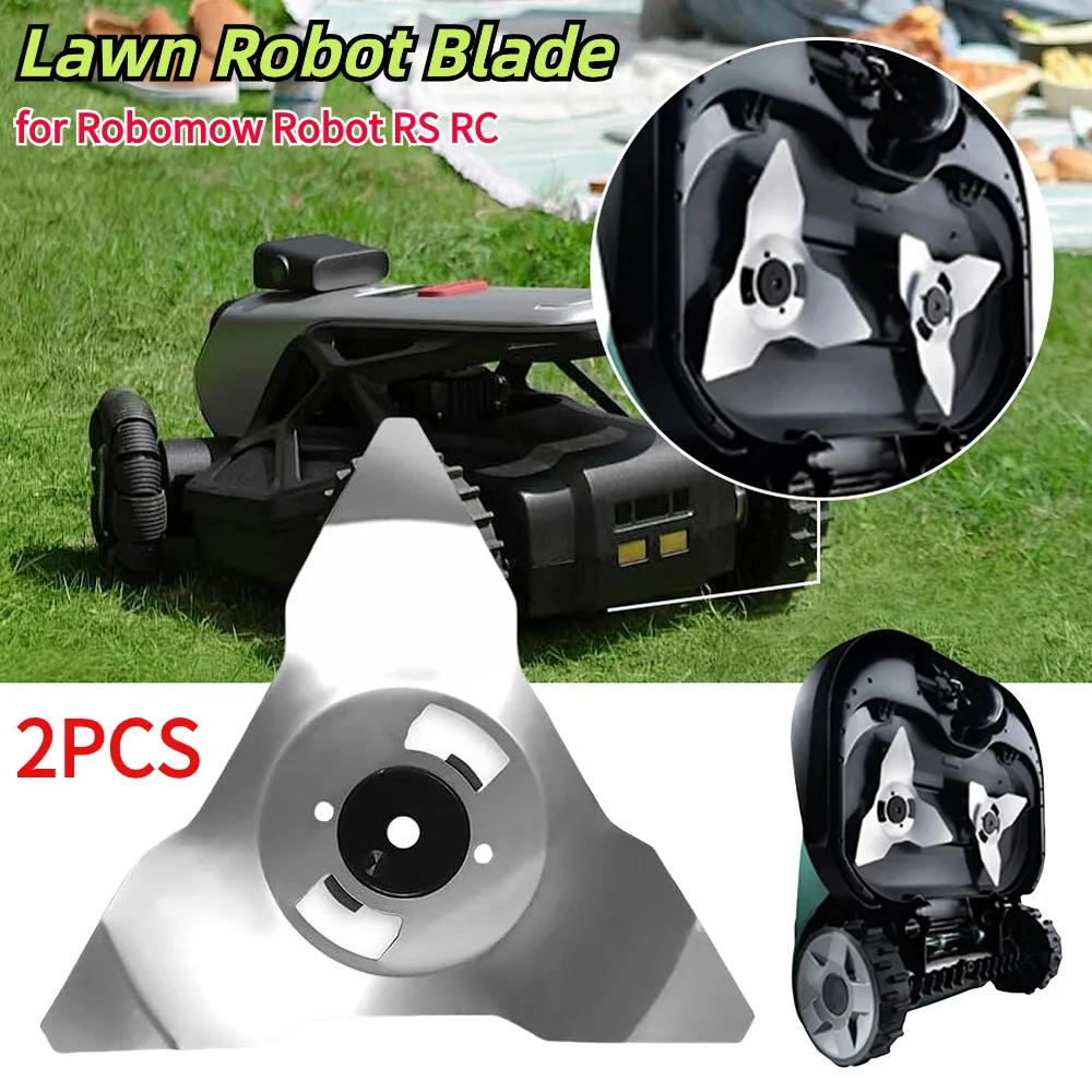 2PCS Grass Trimmer Blade Lawn Mower Replacement Cutter Blades for Robomow RC308 RC304 RS635 RS625 Garden Robotic Lawnmower Parts