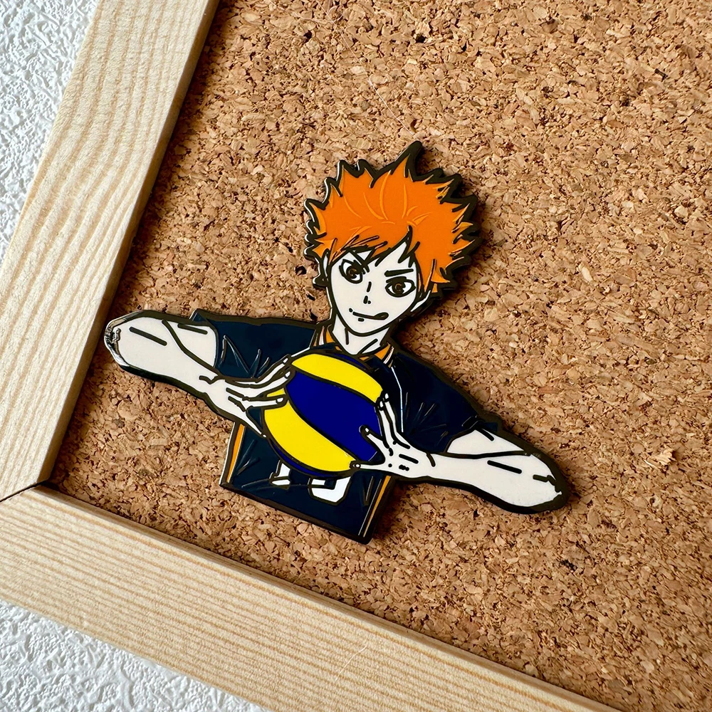 Japanese Volleyball Anime Kageyama Tobio Lapel Pins for Backpack Men Women's Brooches Metal Badges Hard Enamel Pin Accessories