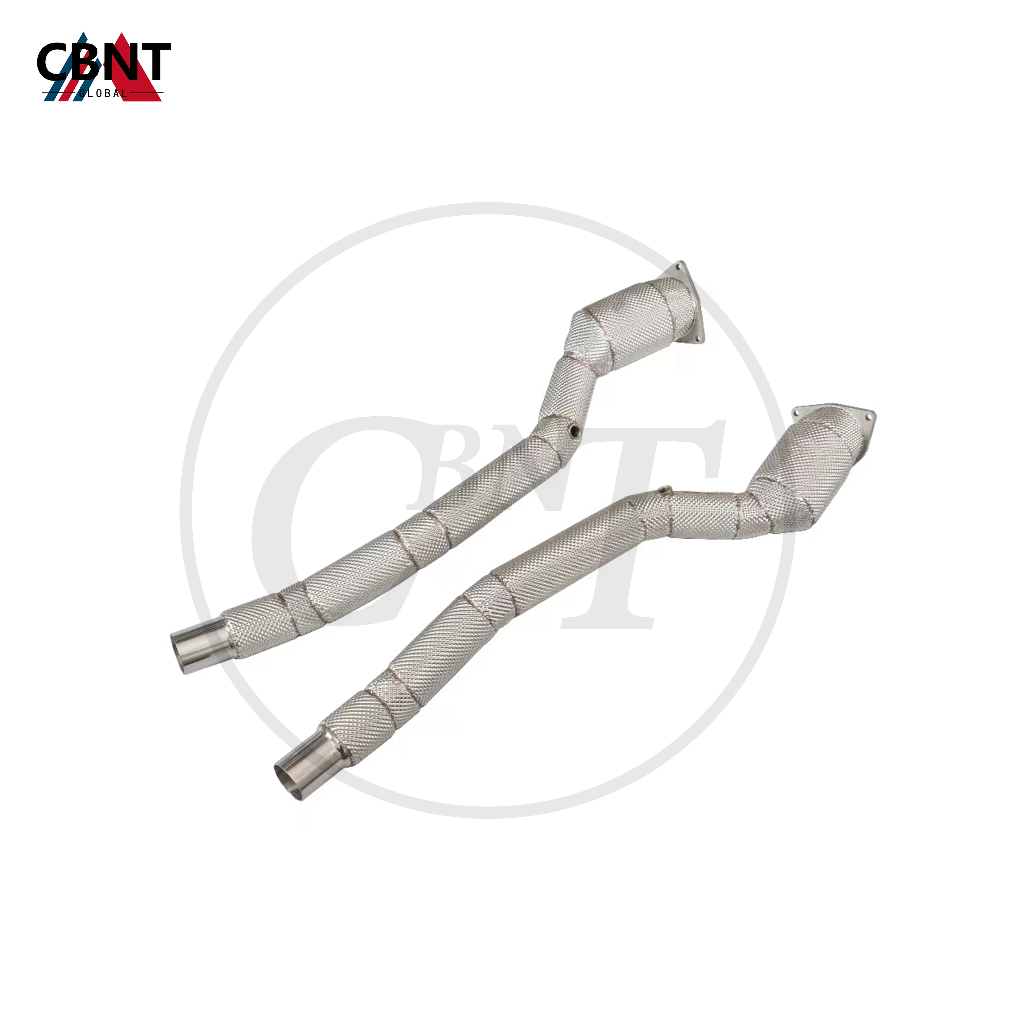 

CBNT Downpipe with Catalytic Converter & Heat Shield for Ferrari FF 6.3L Catted/Catless Exhaust Pipe Performance Exhaust-Headers