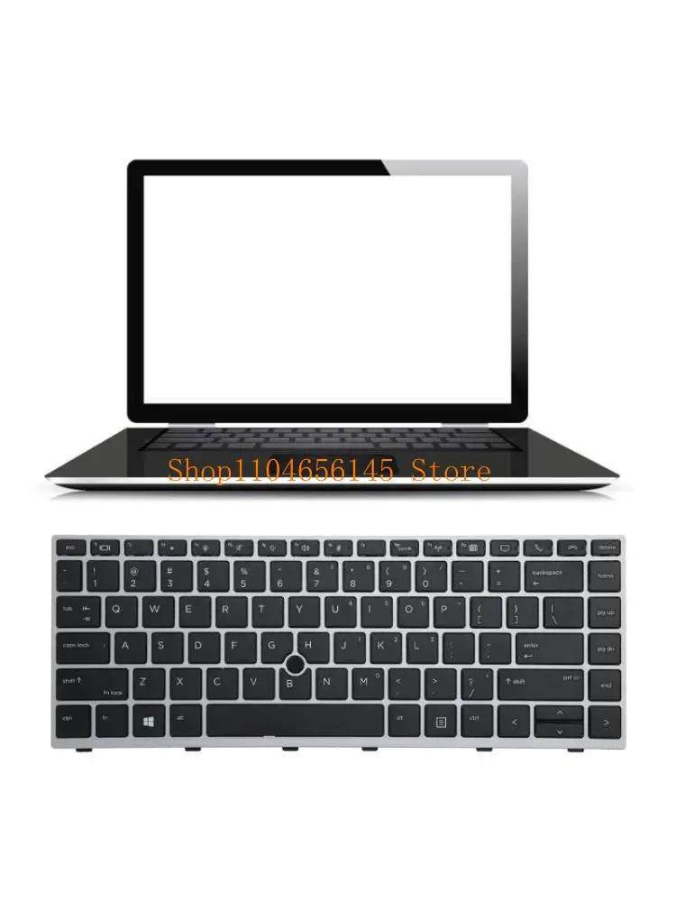 652F Well Tested Laptop Keyboard For HP EliteBook 840 G5 846 G5 745 G5 Laptop Keyboards US Layout No Pointing