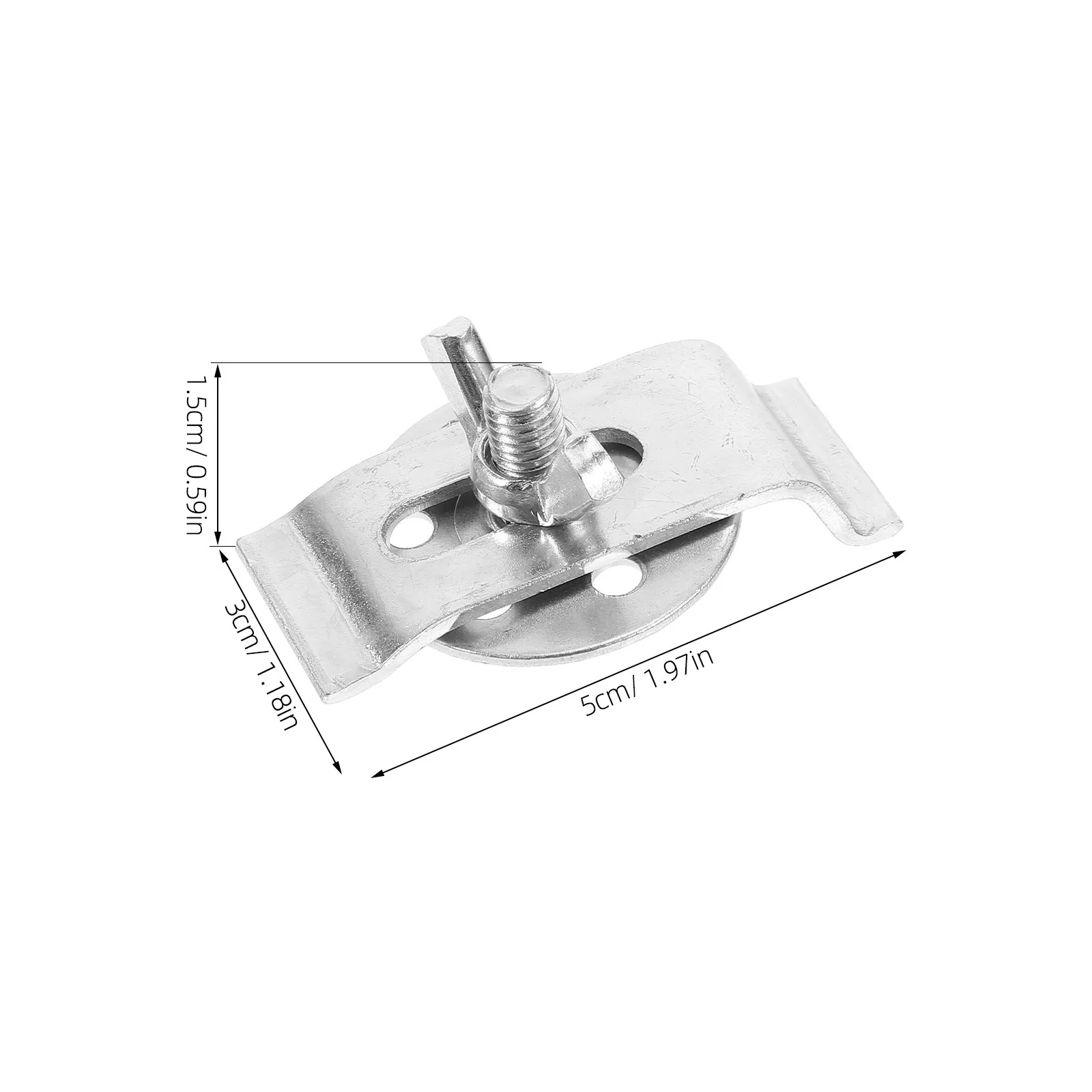 12Sets Undermount Sink Clips Universal Metal Support Clamps Kitchen Bathroom Sink Mounting Repair Kit Sturdy Hardware Fastener