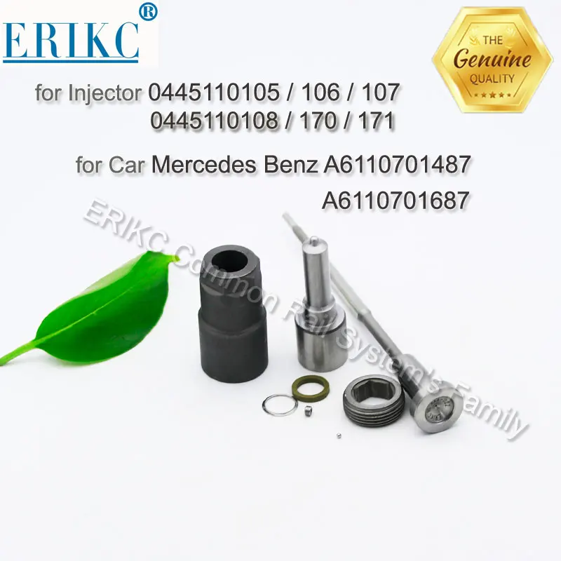 

0445110106 0445110105 Ремкомплект топливной форсунки DSLA154P1320 Клапан F00VC01045 для 0445110107 0445110108 0445110170 0445110171