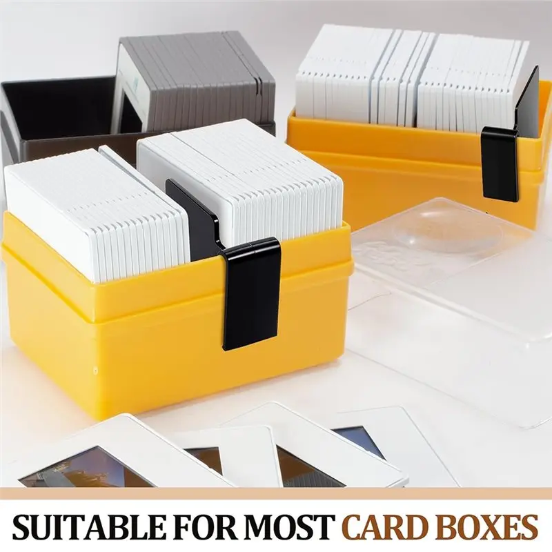 AB66-Card Box Dividers Clip Storage Separator Sports Baseball Cards Organizer