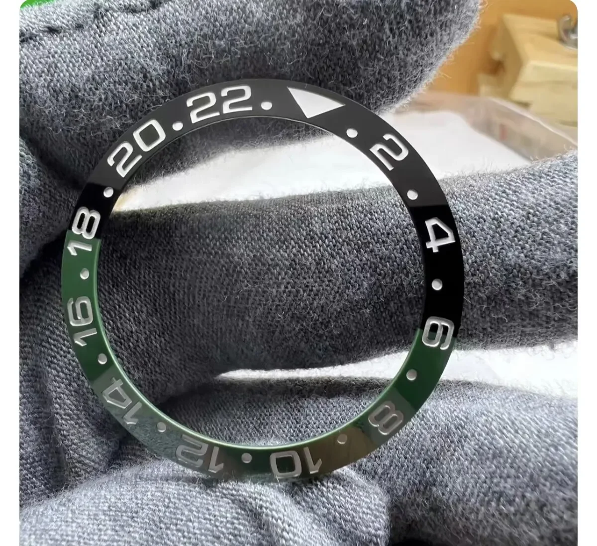 AR Factory GMT Sprite Ceramic Circle m126720 Special Black and Green Ceramic Circle