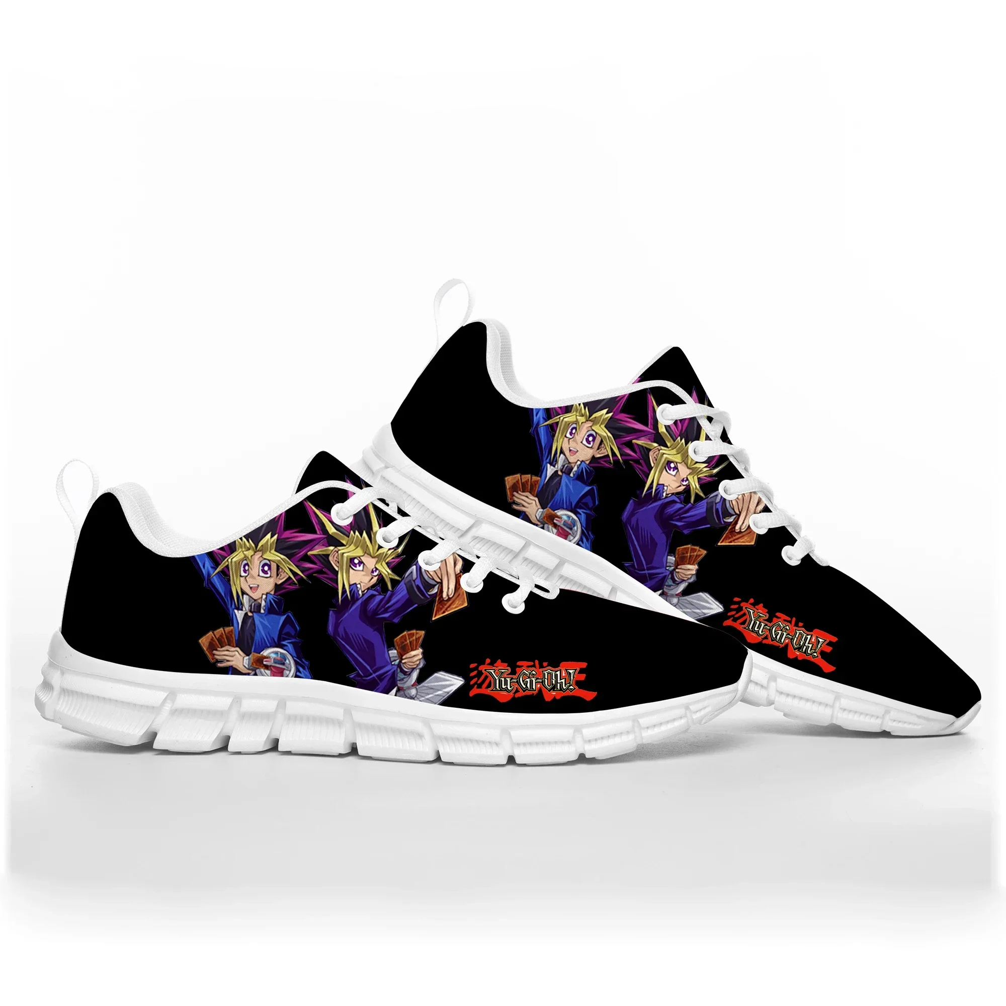 Anime Yu-Gi-Oh Yami Mutou Duel Monster Card Sports Shoes Mens Womens Teenager Kids Children Sneakers Casual Custom Couple Shoes