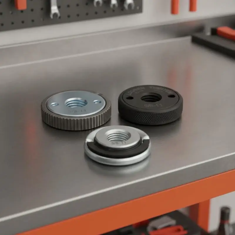 Quick Release Self-Locking Thread Angle Grinder Pressing Plate High Hardness Platen for Metal Working Cutting Projects