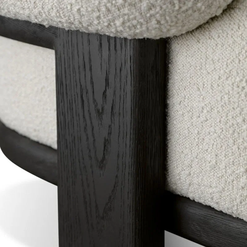 Nordic Hotel Chairs Lounge Single Soft Relaxing Chairs Comfortable Wood Sillones Modernos Para Sala Living Room Furnitures