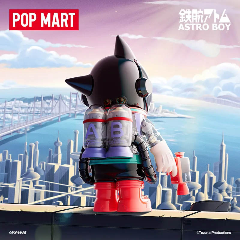 Коллекционная фигурка POP MART Mega Space Molly 400 Astro Boy декор для рабочего стола художественное украшение креативный подарок взрослых коллекционеров