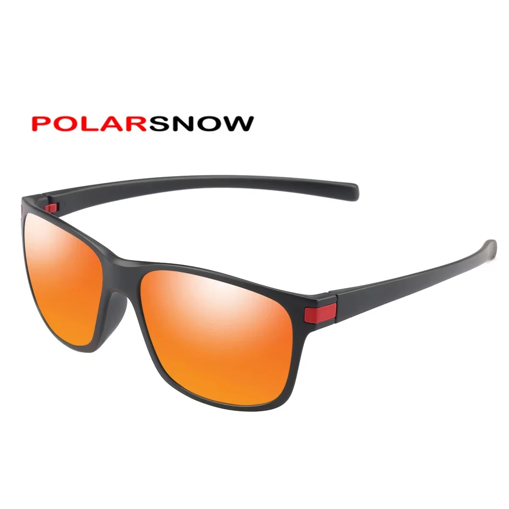 

Поляризованные солнцезащитные очки Polarsnow для мужчин, сверхлегкие мужские солнцезащитные очки TR90, солнцезащитные очки для вождения и путешествий UV400