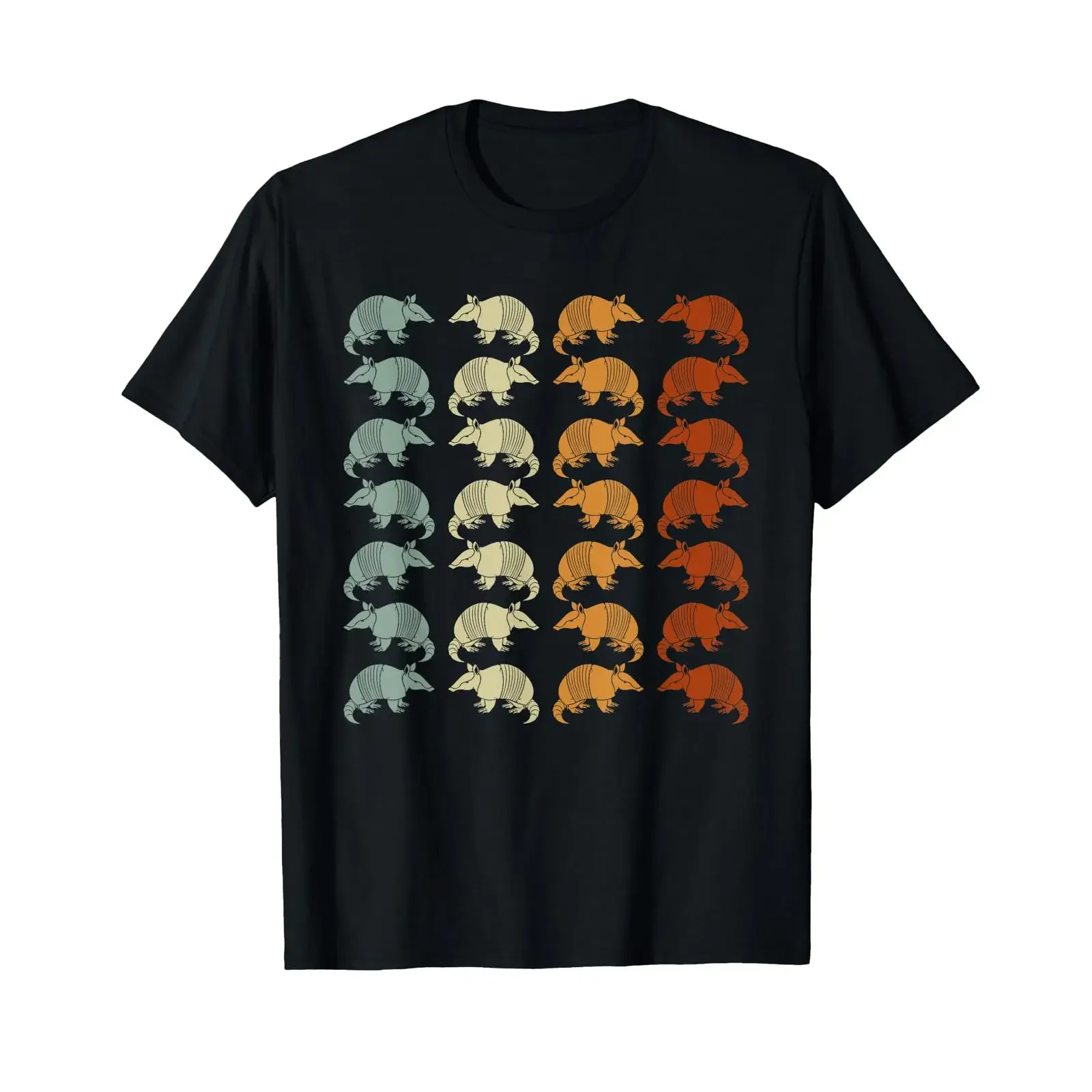 Armadillo Animal Retro Belt T Shirt vintage Washed Comfortable Slightly streetwear Casual designer clothes Stretched Unisex
