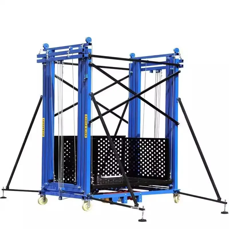

Remote control electric lifting scaffold hydraulic mobile hoist new foldable indoor and outdoor decoration small platform