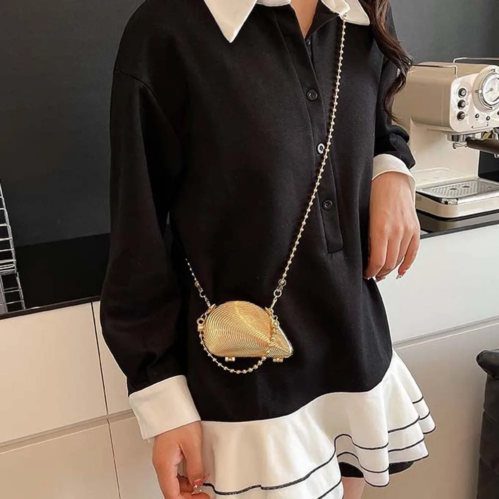 

Portable Elegant Banquet Chain Bag Luxury 3D Ladies Crossbody Bag Mini Waterproof Clutch Pouch Lipstic Pouch