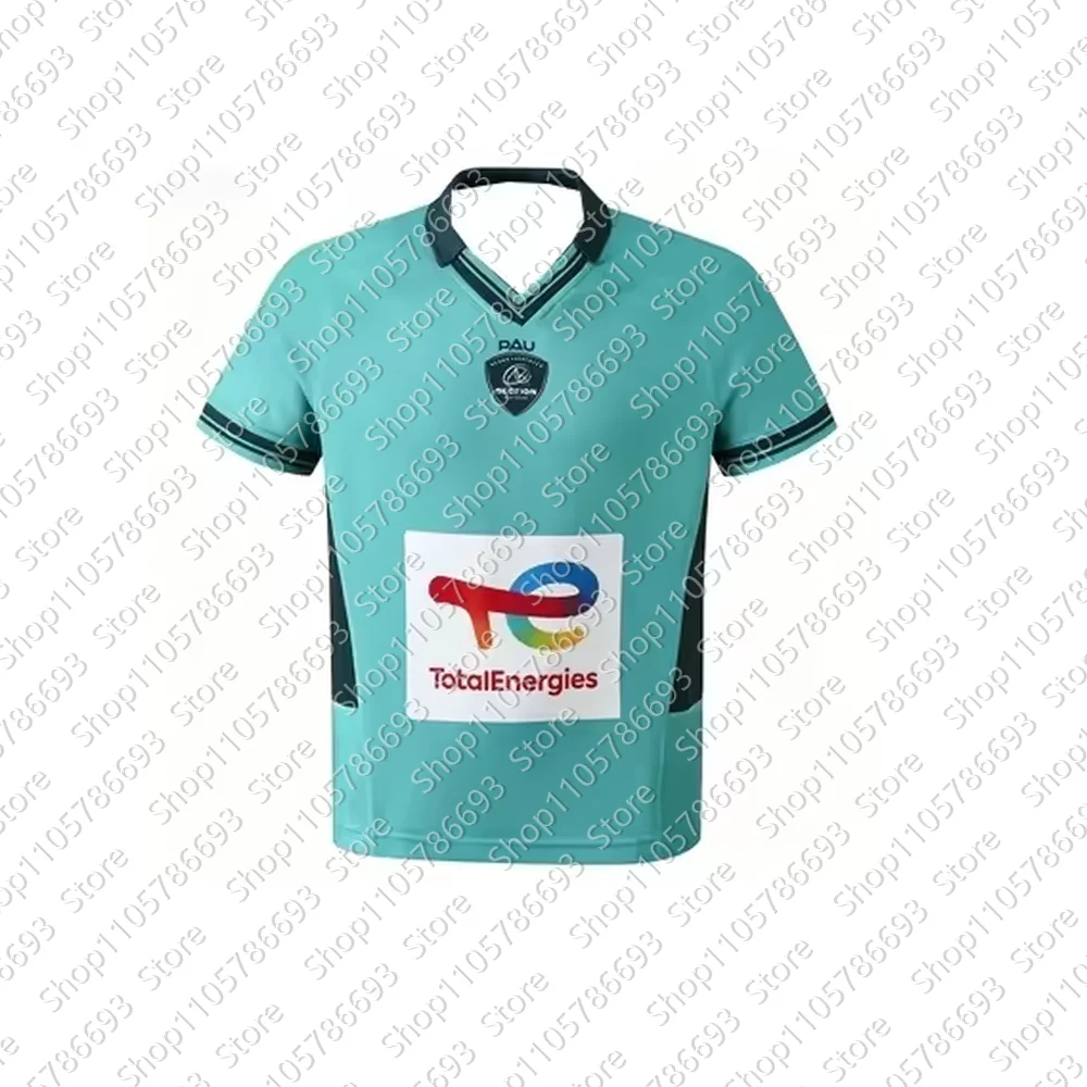 2026 Neues Frankreich-Rugby-Trikot, 3D-Drucktechnologie, Retro-Modetop in Übergröße – Detail 6