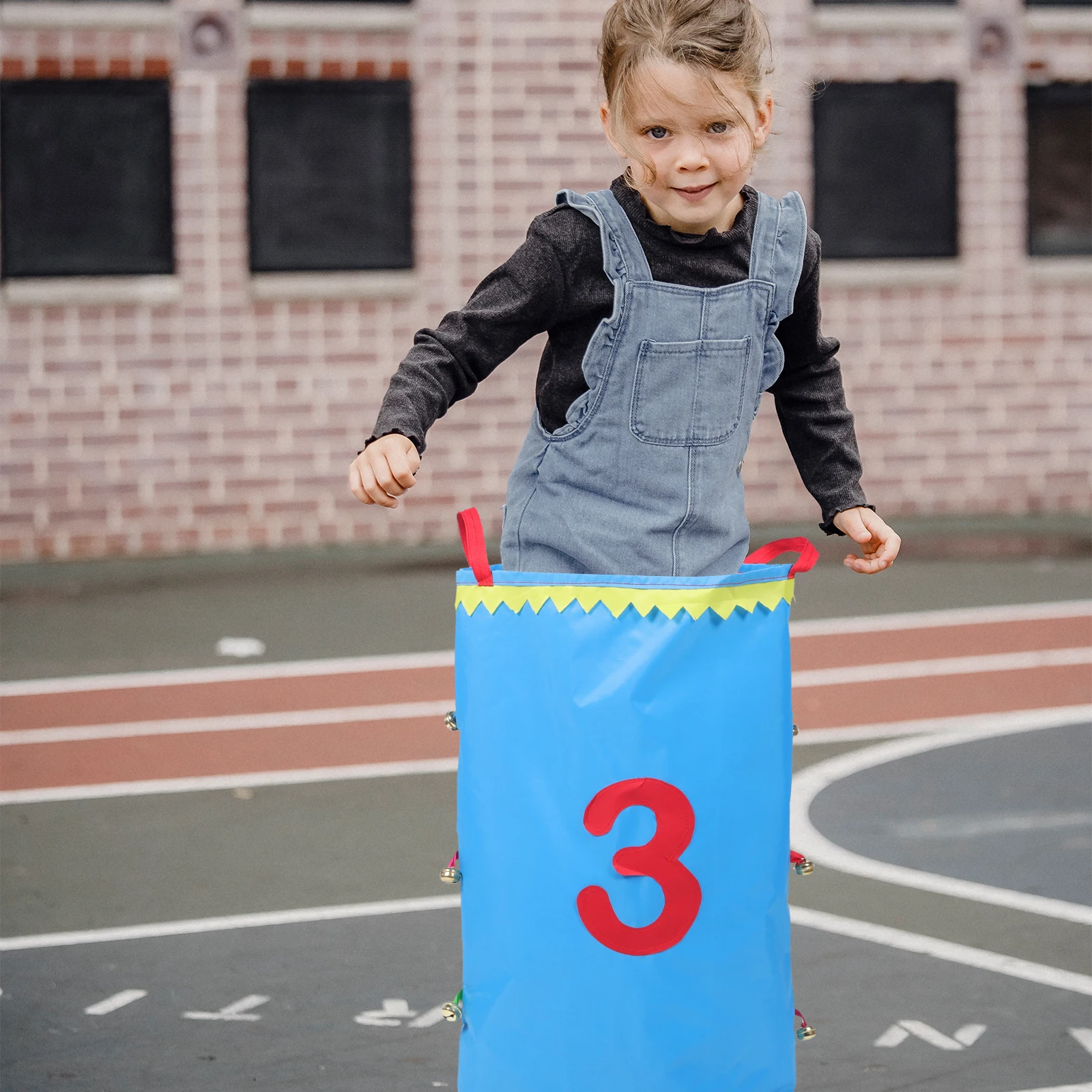 

2 Pcs Jumping Bag Sack Racing Game The Bell Parent-child Race Bags Outdoor Games Carnival Oxford Cloth