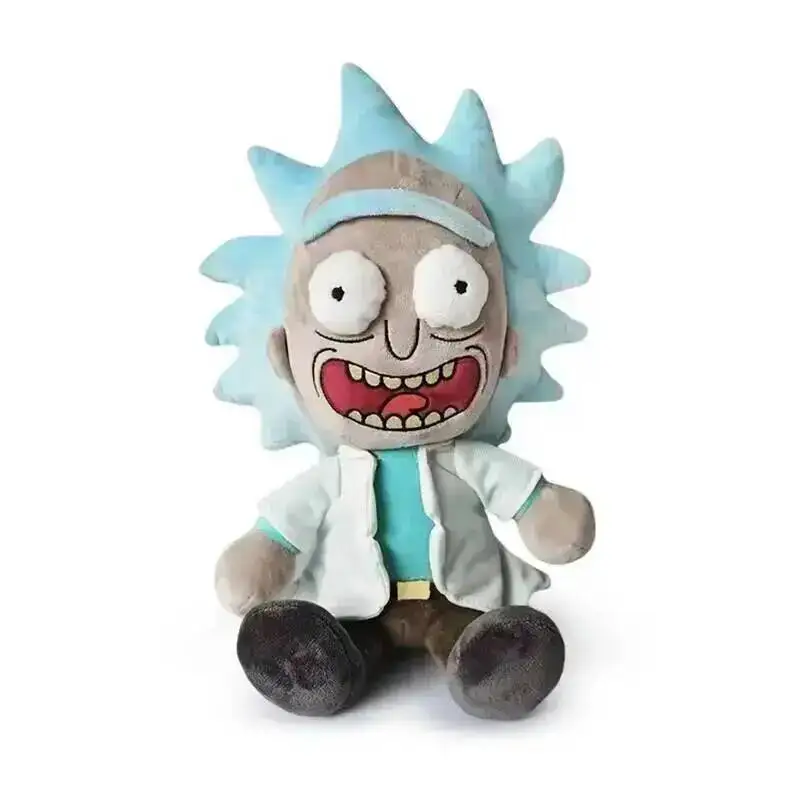 New Rick And Morty Plush Doll Anime Game Rick Sanchez Morty Smith Stuffed Soft Doll Toy Collectible Gift For Fans Home Decor