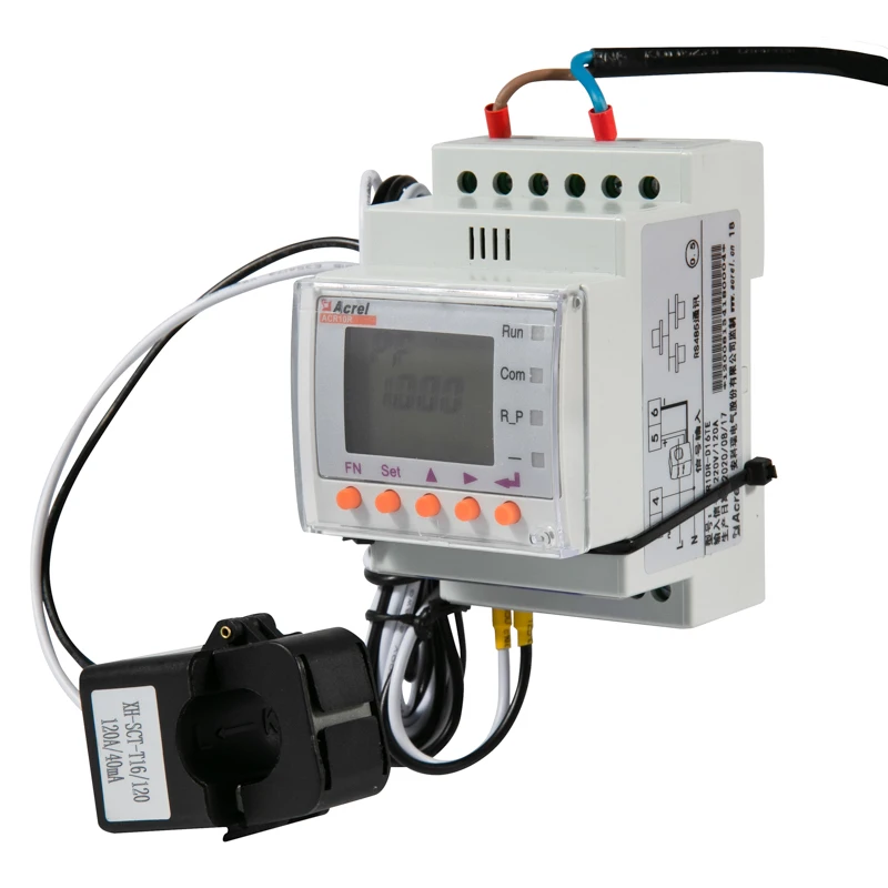 Acrel ACR10R Single Phase Bidirectional Meter For Solar Paired 300A External Current Sensor with Rs485 Modbus-RTU