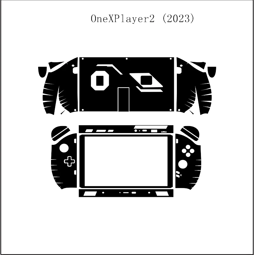 Pre-cut 1x Top+1x Back+Side Skin Vinyl Sticker Case Cover Film For 2023 Onexplayer 2 Pro Gaming Handhelds