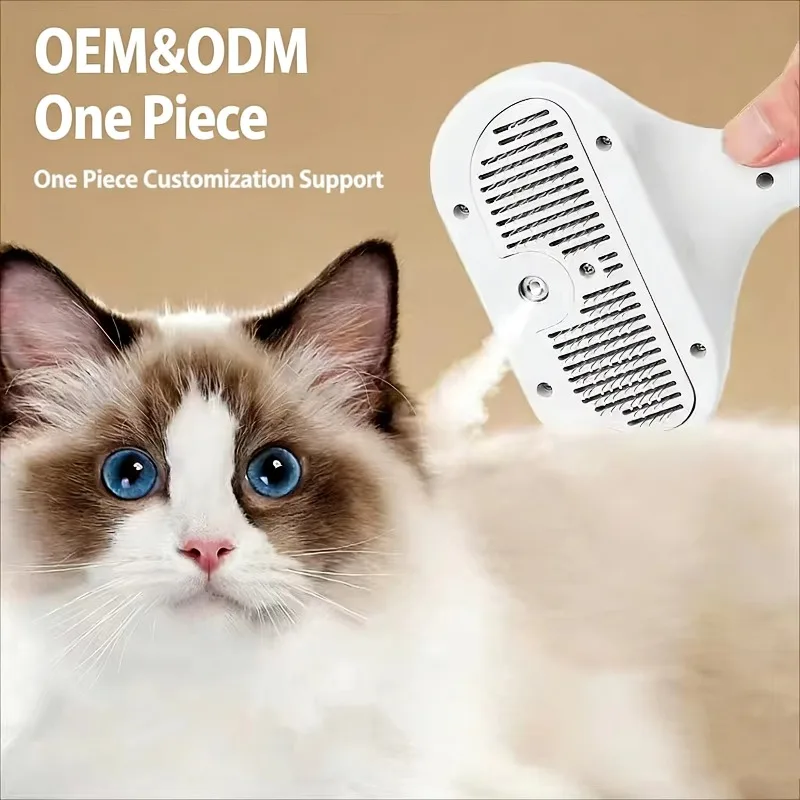 

10pcs Professional Automatic Steam Pet Comb Spray for Fur RemovalSPA Hair Care