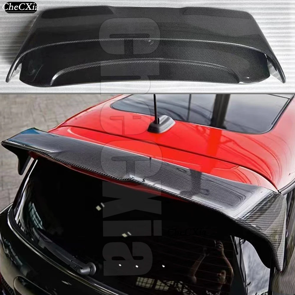 For BMW MINI Cooper F56 2 Doors 2014-2022 AG Style Spoiler High Quality glass fibre Material Rear Roof Wing Spoiler