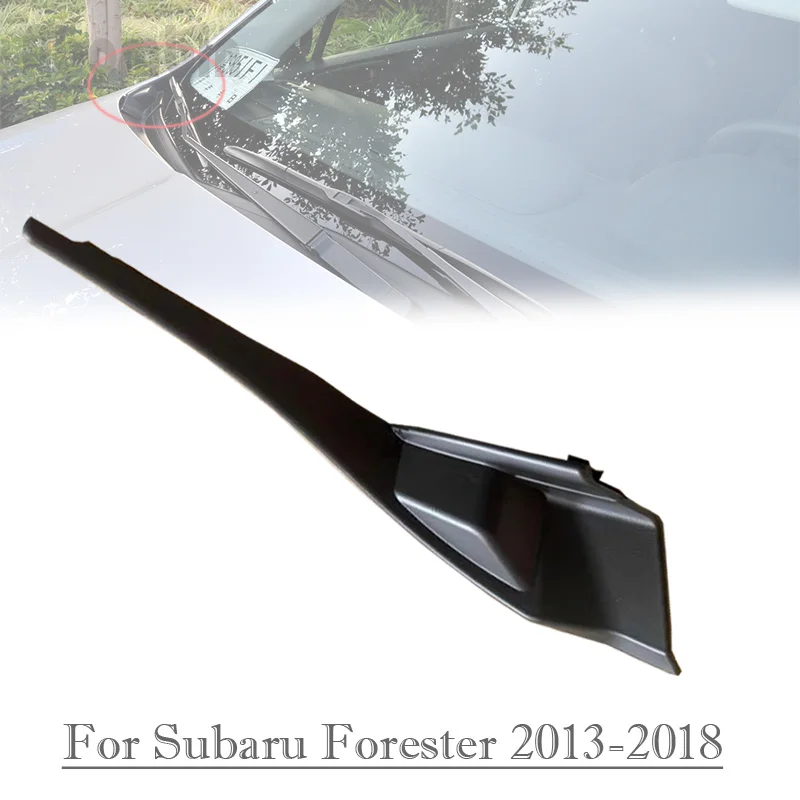 Front Windshield Wrap Corner Trim Wiper Side Trim Engine Hood Hinge Cover Rubber For Subaru Forester 2013 14 15 16 17 18