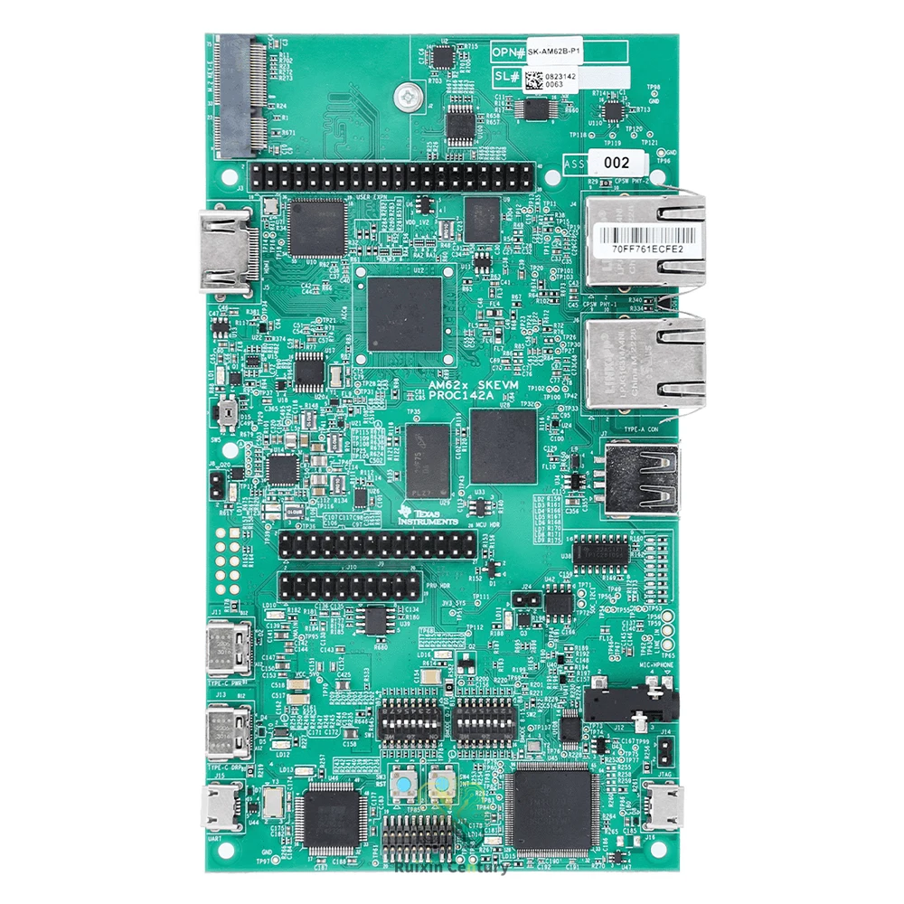 FOR TI SK-AM62B-P1 AM62x Starter Kit EVM Board Quad-Core 64-bit Arm Cortex-A53 1.4GHz Processor PMIC 2GB DDR4 HDMI LVDS