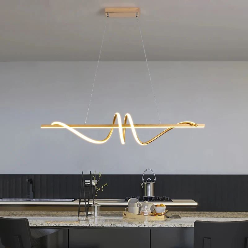 Imagem -04 - Lâmpada Led Suspensa Minimalista para Sala de Estar Luzes Modernas Pendentes Mesa de Jantar Cozinha Vestiário Escritório Decoração de Casa Móveis