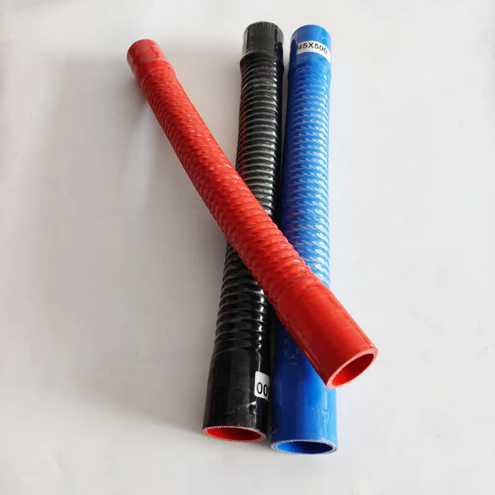 

ID75mm ~ 110mm гофрированная труба из силиконовой стальной проволоки, устойчивая к высоким температурам и давлению, подходит для различных мачи