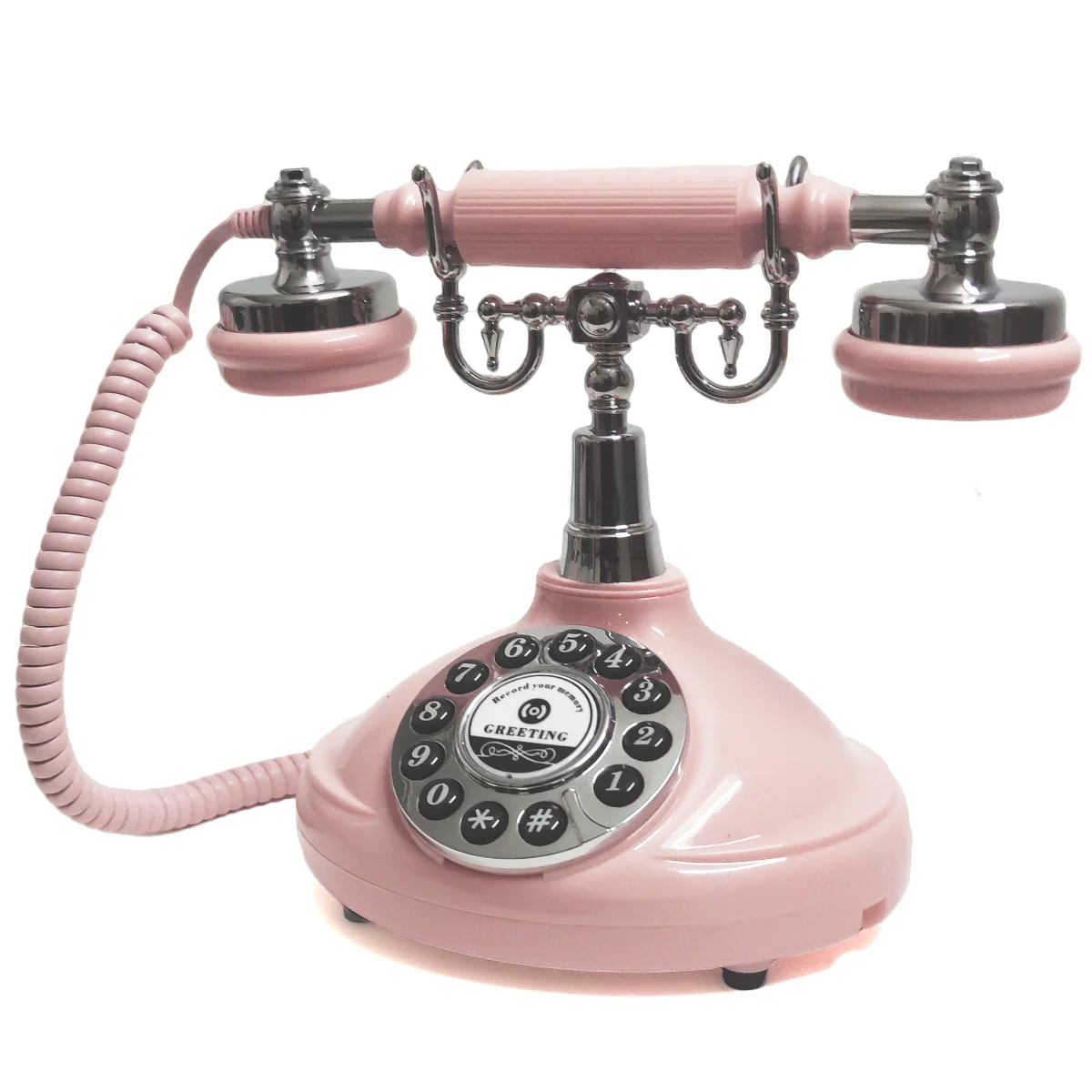 Stem Gastenboek telefoon Bruiloft Telefoon Klassiek Retro Vakmanschap Opname Gastenboek Voor Confessional Bruiloft Verjaardagsfeestje - afbeelding 1