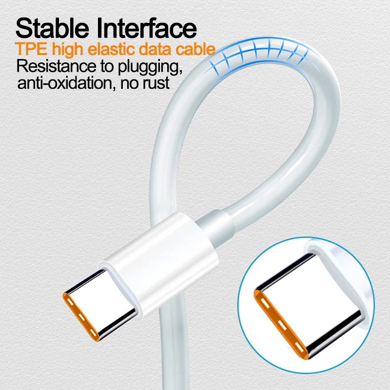 New Original Usb Type C Cable Charger 120w Turbo Tipo Fast Charging For Mi 13 12 11 10 Pro ultra Poco x3 Redmi Note K50 40