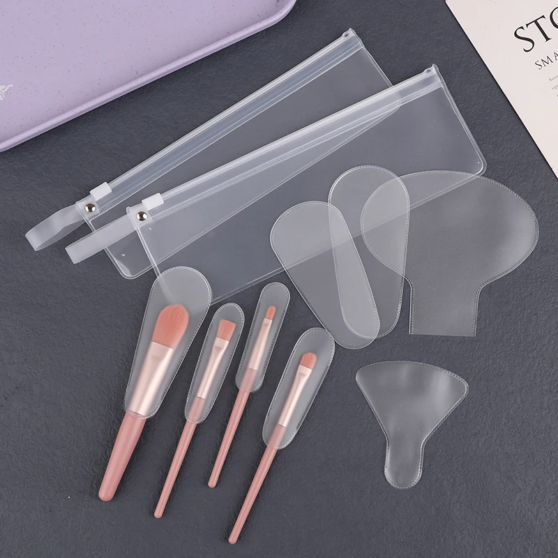 

1Pcs Pen Cover Makeup Brushes Net Protector Guard Elastic Mesh Beauty Make Up Cosmetic Brush