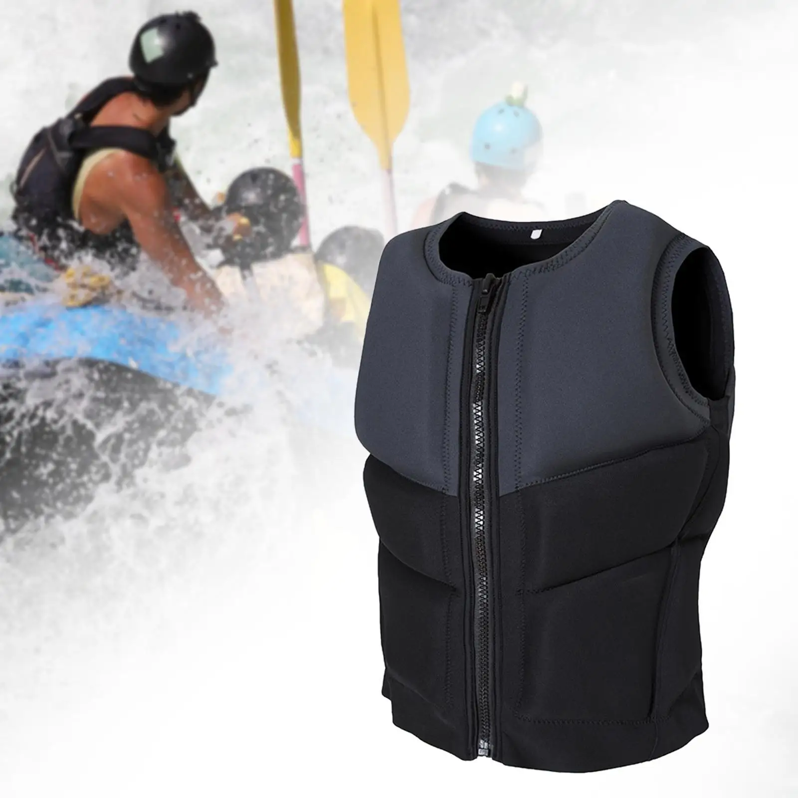 Chaqueta de natación Chaleco ligero Traje de supervivencia para kayak al aire libre Barco