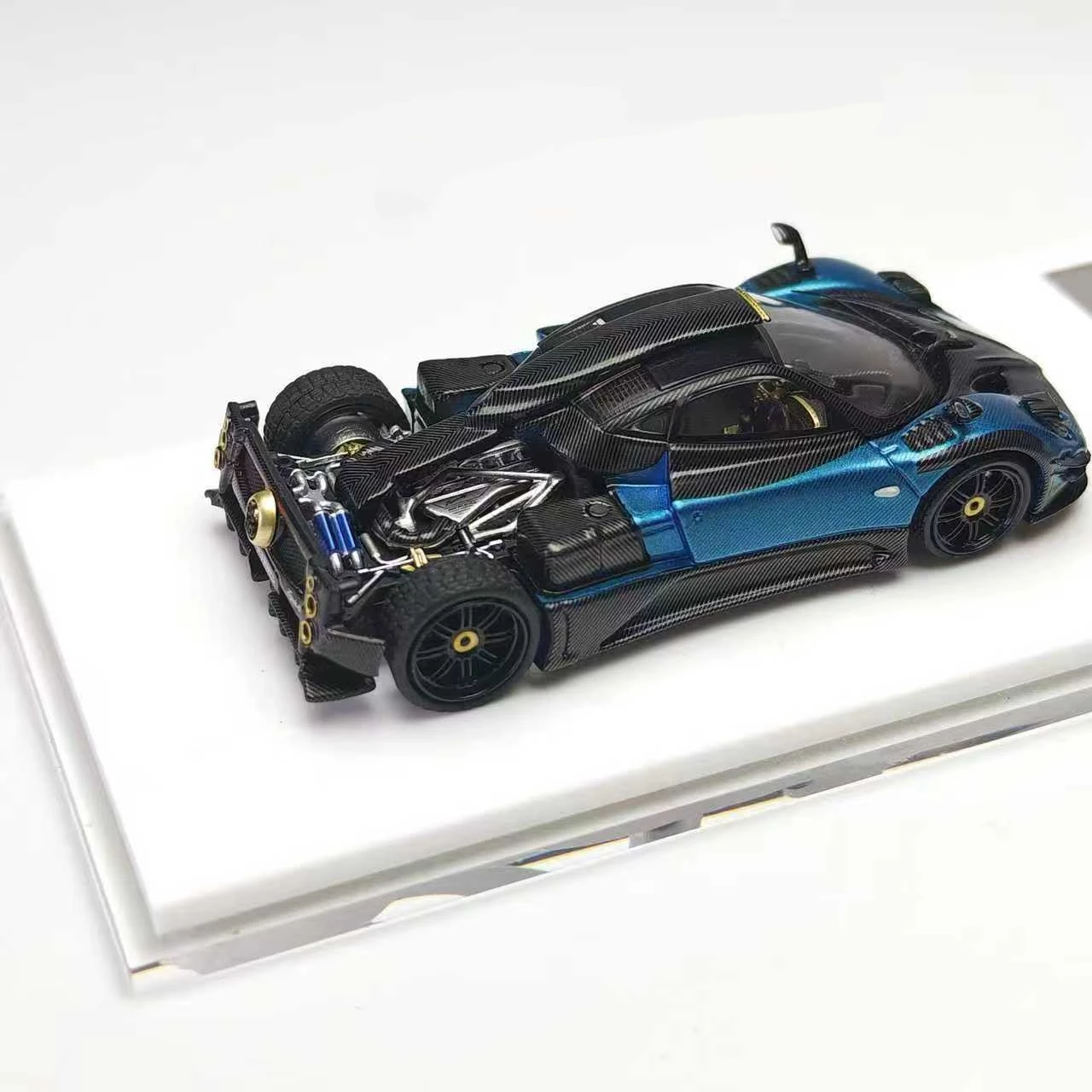Rhino RM 1:64 Zonda 760 MY Roadster Hardtop mit Magnetischer Heckabdeckung, Legierung-Automodell