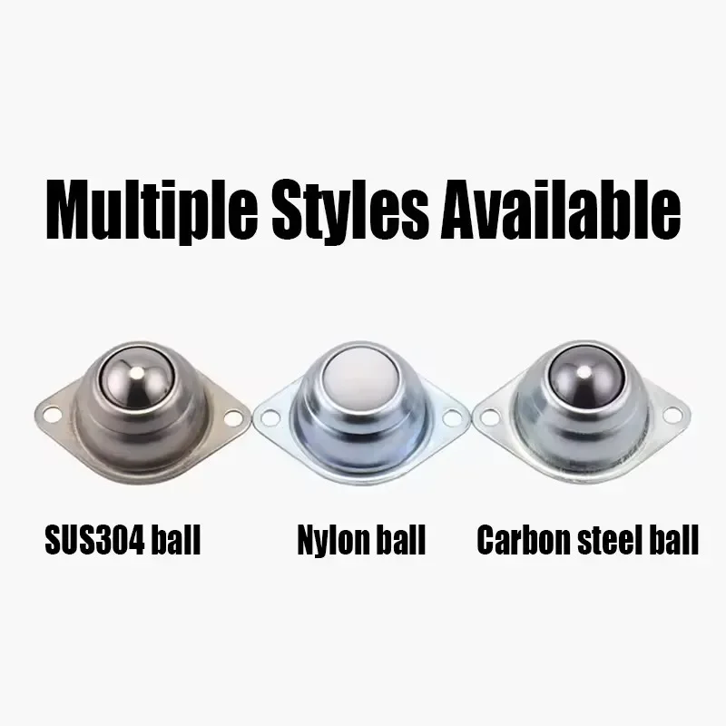 Carbon Steel Universal Ball Wheel Robot Universal Wheel CY-12/15/18/19/25/30/38A Circular Ox Wheel Transmission Mechanical Cart