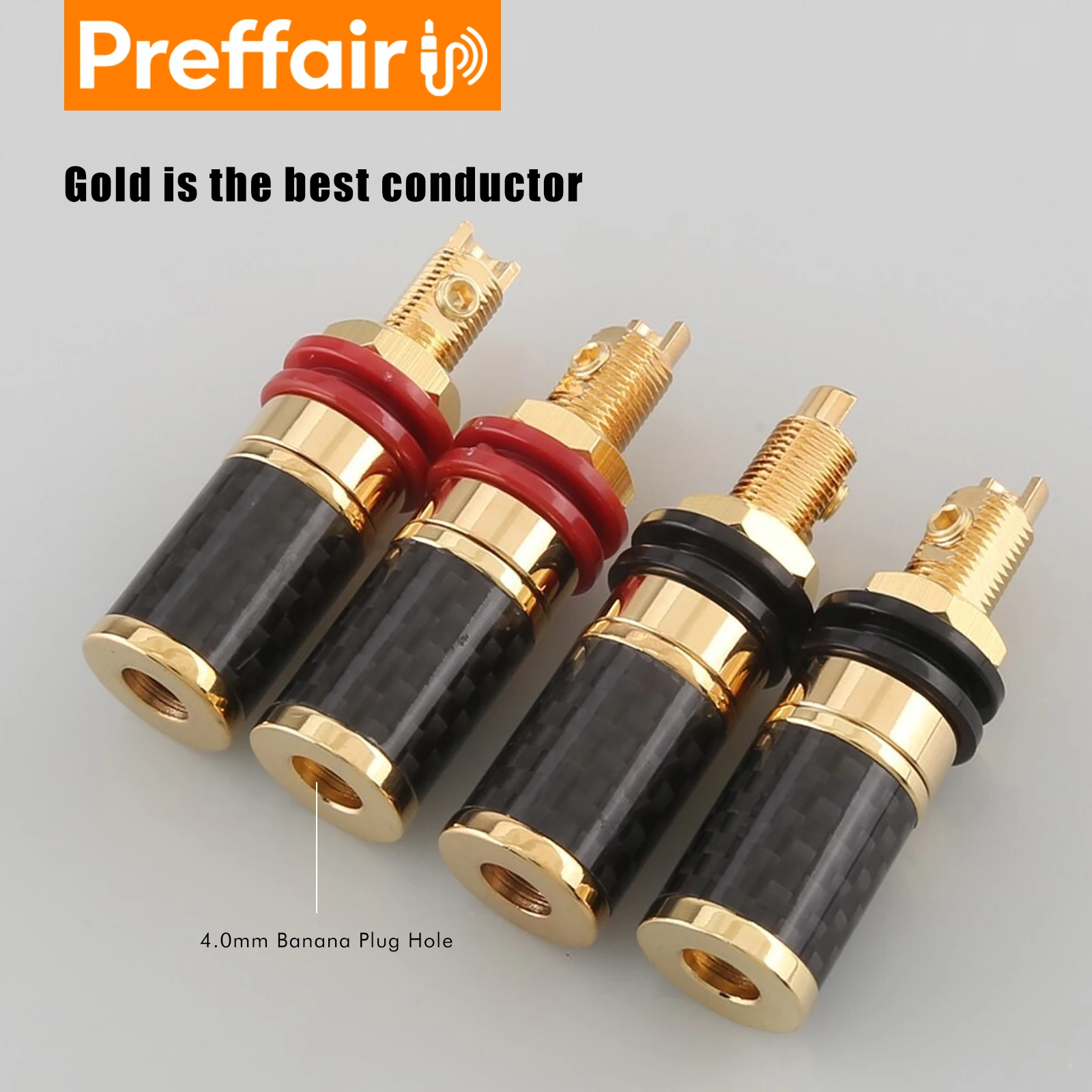 4 unidades Preffair BP1106 Con - Speaker Terminal reseña y precio