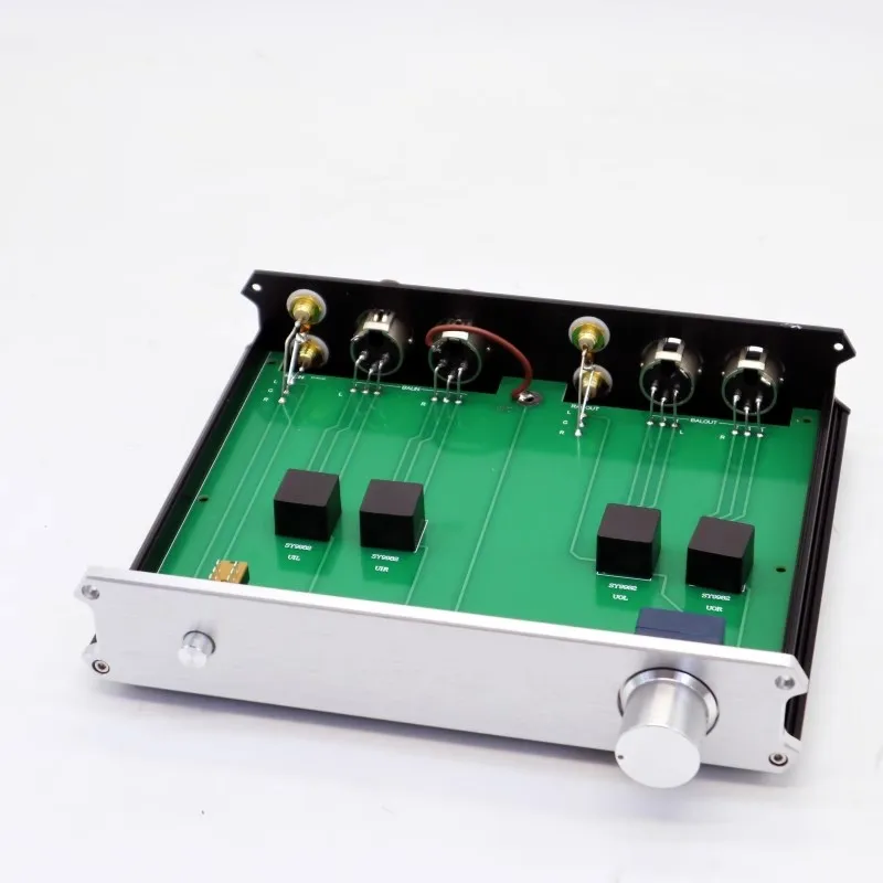 HIFI passive preamplifier volume control XLR balance or RCA audio selection input signal switcher