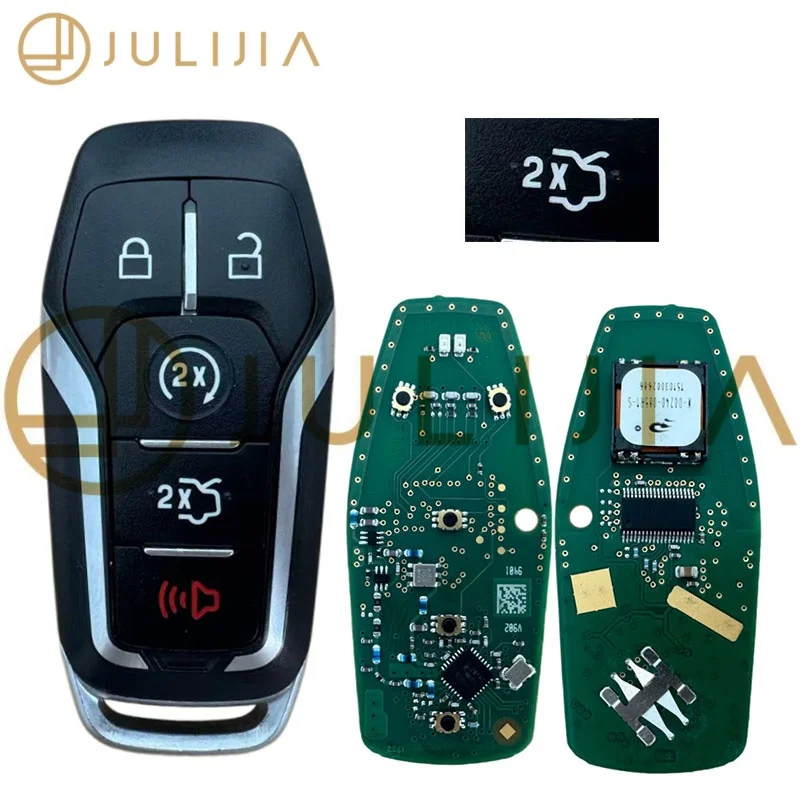 JULIJIA Original PCB for Ford Mustang Lincoln MKZ MKC Fusion Explorer Edge F150 F250 F350 49 Chip 902 MHz 2015-2018 Smart Key