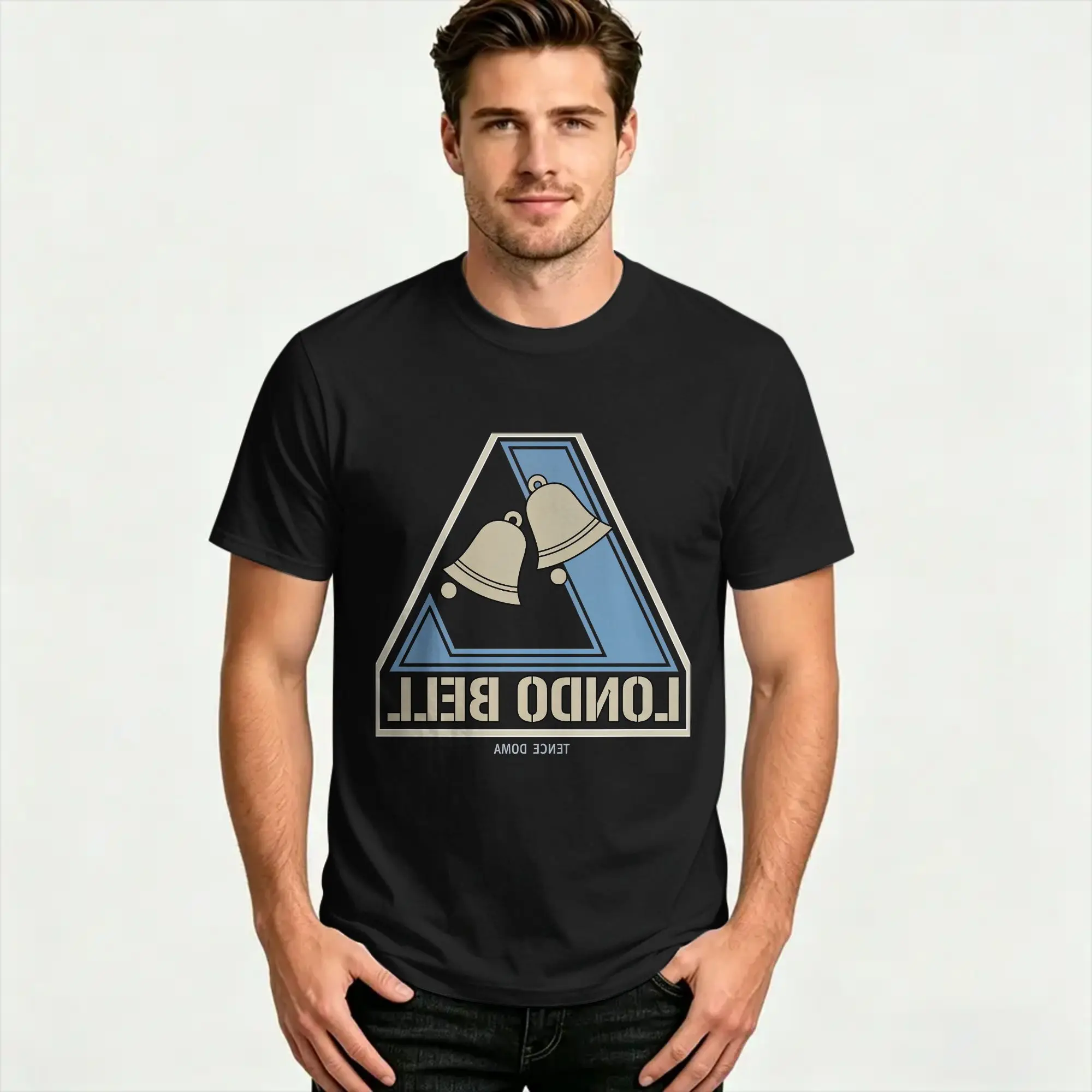 COSPA Gundam UC Londo Bell 100 Cotton T-Shirts  Fashion Tee Shirt for Men Summer Y2K Casual Casual Short Sleeve Tees