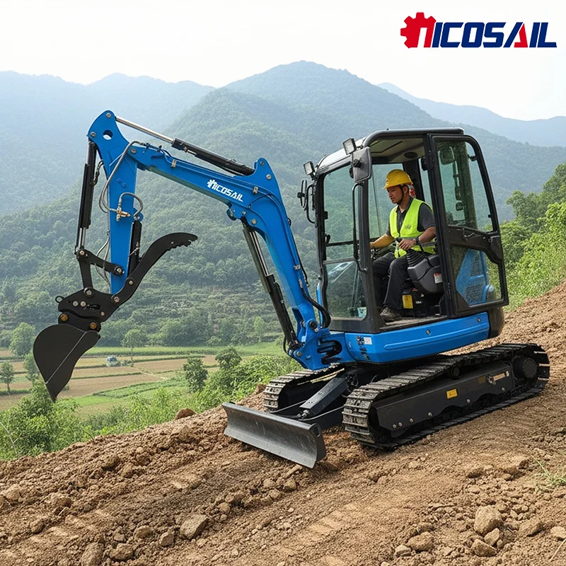 

FREE SHIPPING Mini Excavator 2.6 Ton Farm New Crawler Digger EPA Engine Small Excavators 2 Ton 3 Ton Machine Prices
