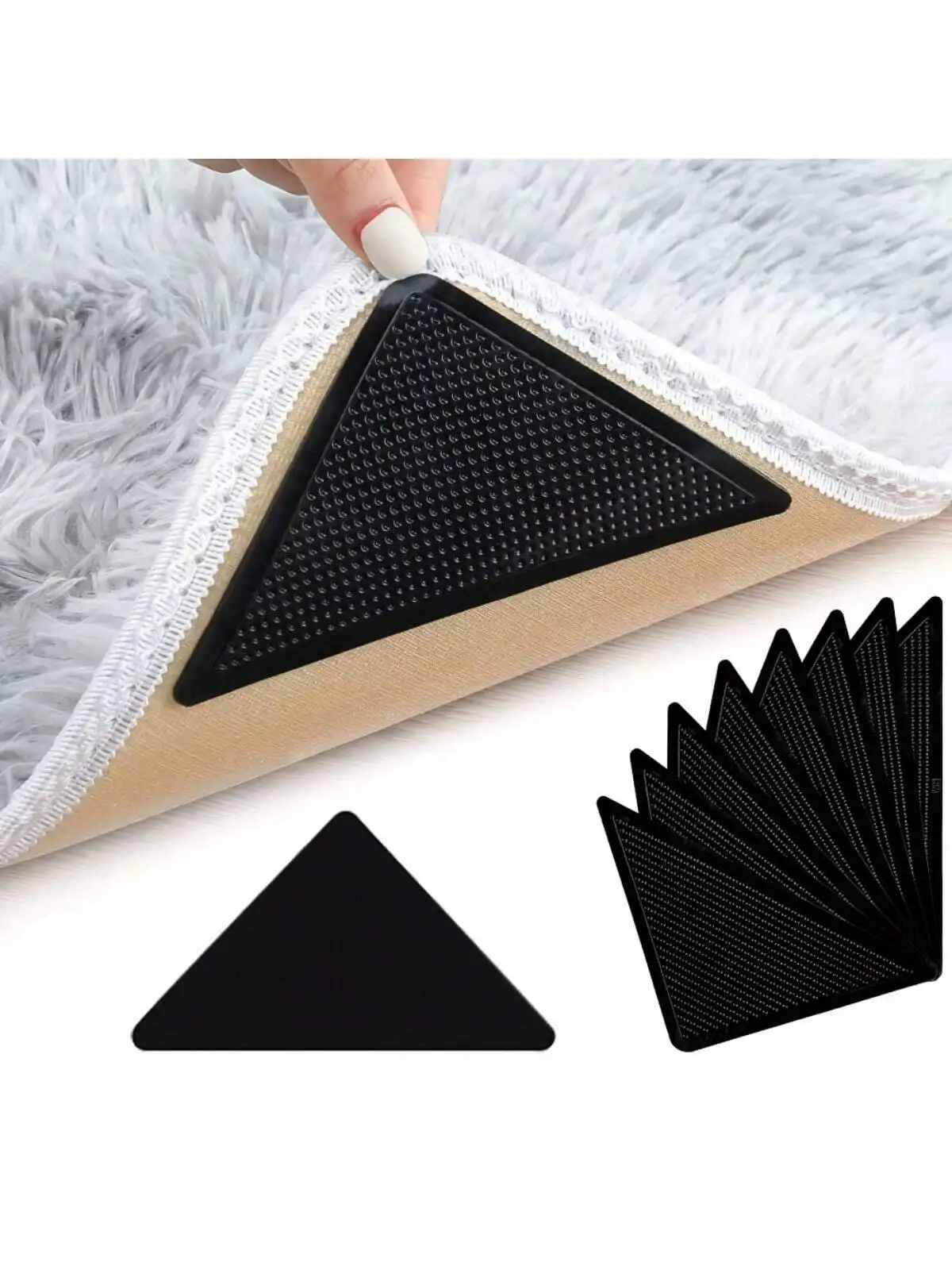 Triangular Carpet Stickers, Carpet Anti-Slip Patches, Household Carpets, Horizontal Sofa Anti-Slip Mats, Floor Mats, Anti-Slip Fixing Stickers