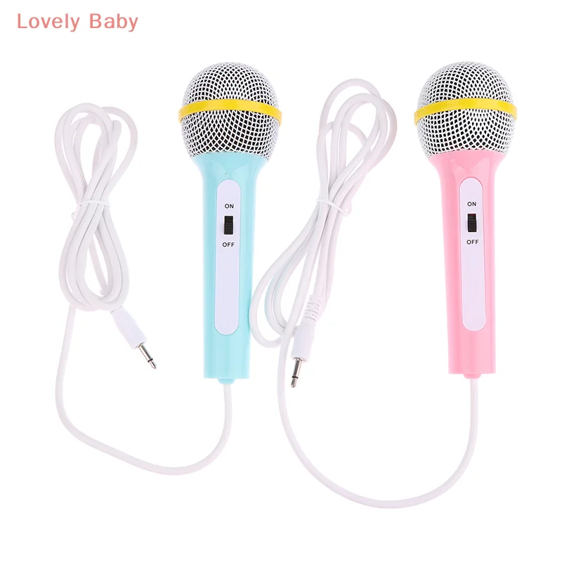 Eenvoudig te gebruiken handmicrofoon; Werkt niet op batterijen; Lichtgewicht muzikaal speelgoed voor thuiskinderen