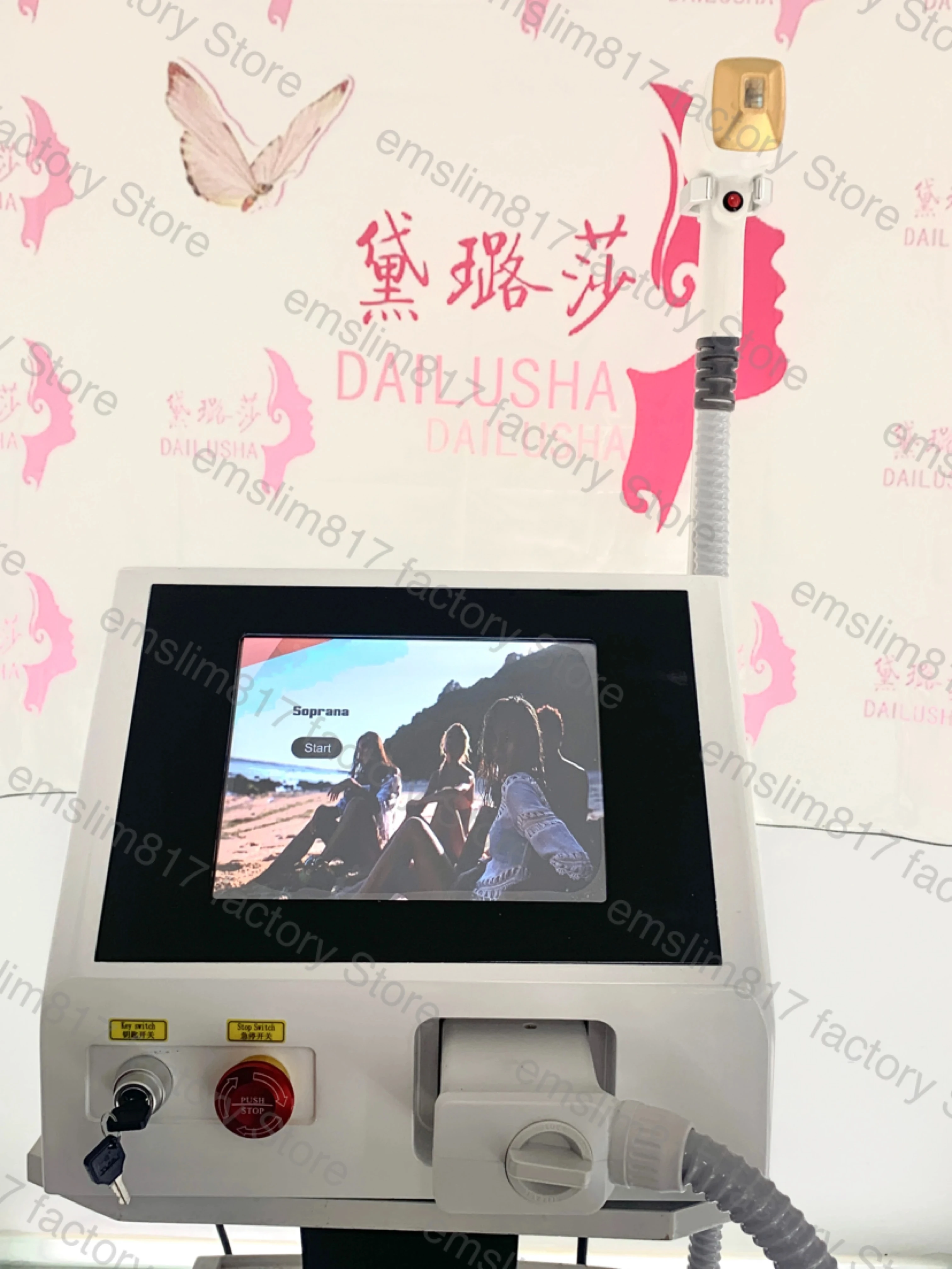 Портативный диодный лазер 808 для удаления волос, устройство для омоложения кожи 755, 808, 1064, ледяной Платиновый аппарат для красоты