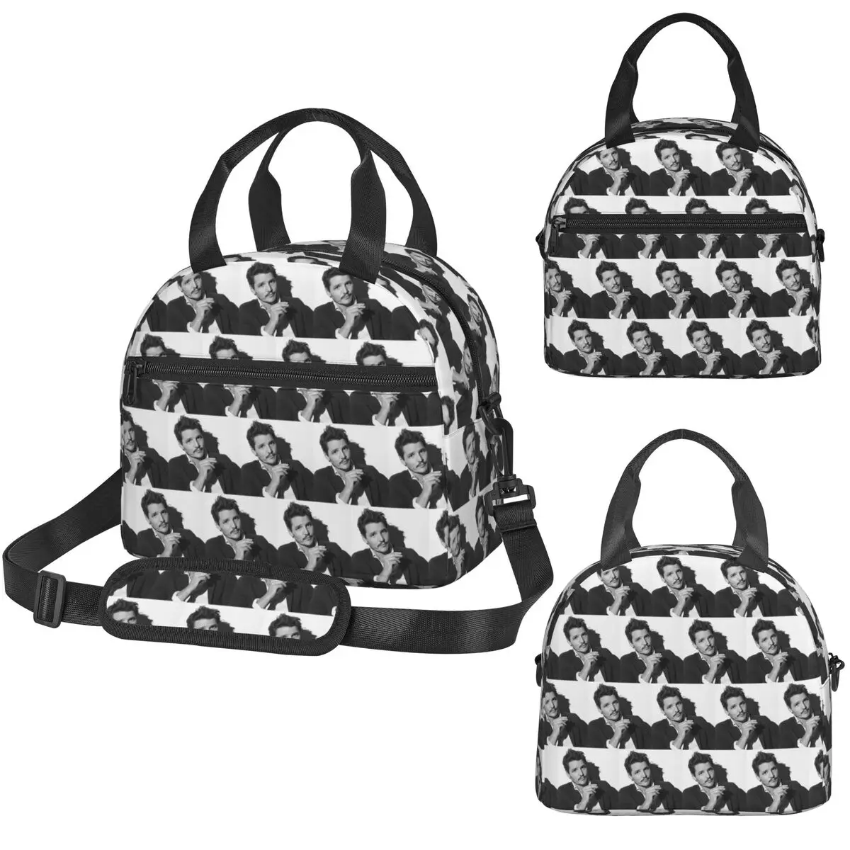 

Термосумка для обедов Pedro Pascal Sacred Heart для женщин и детей, портативная термосумка для еды, термосумка-тоут