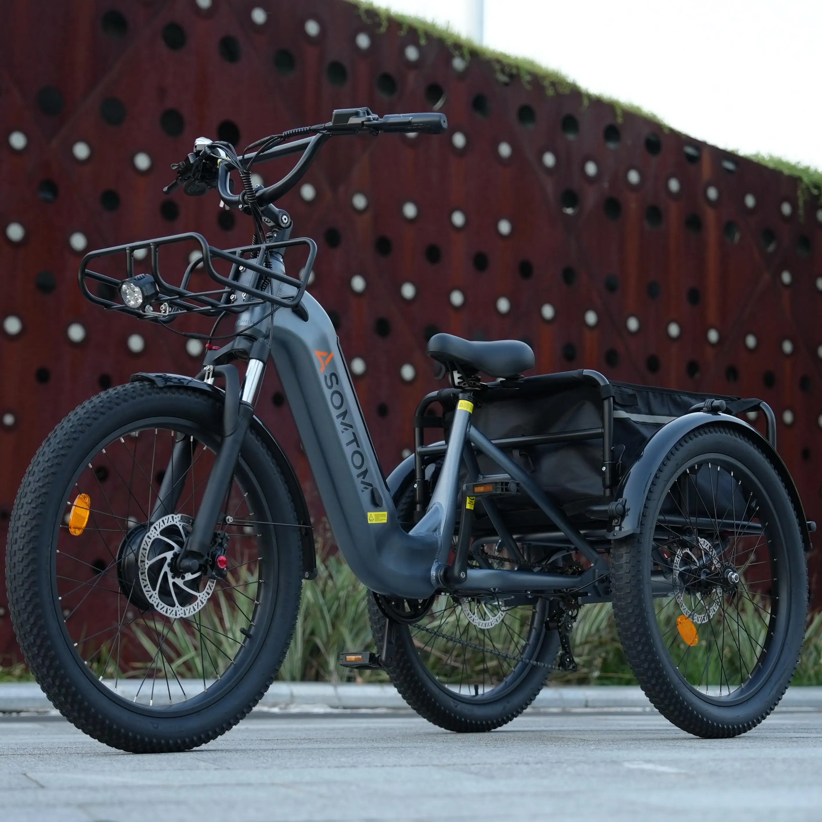 

STLF Fashion Fast Delivery From A European Adults Cargo Bike Electric Fat Tire City Bicycle with Central Motor Pedicab