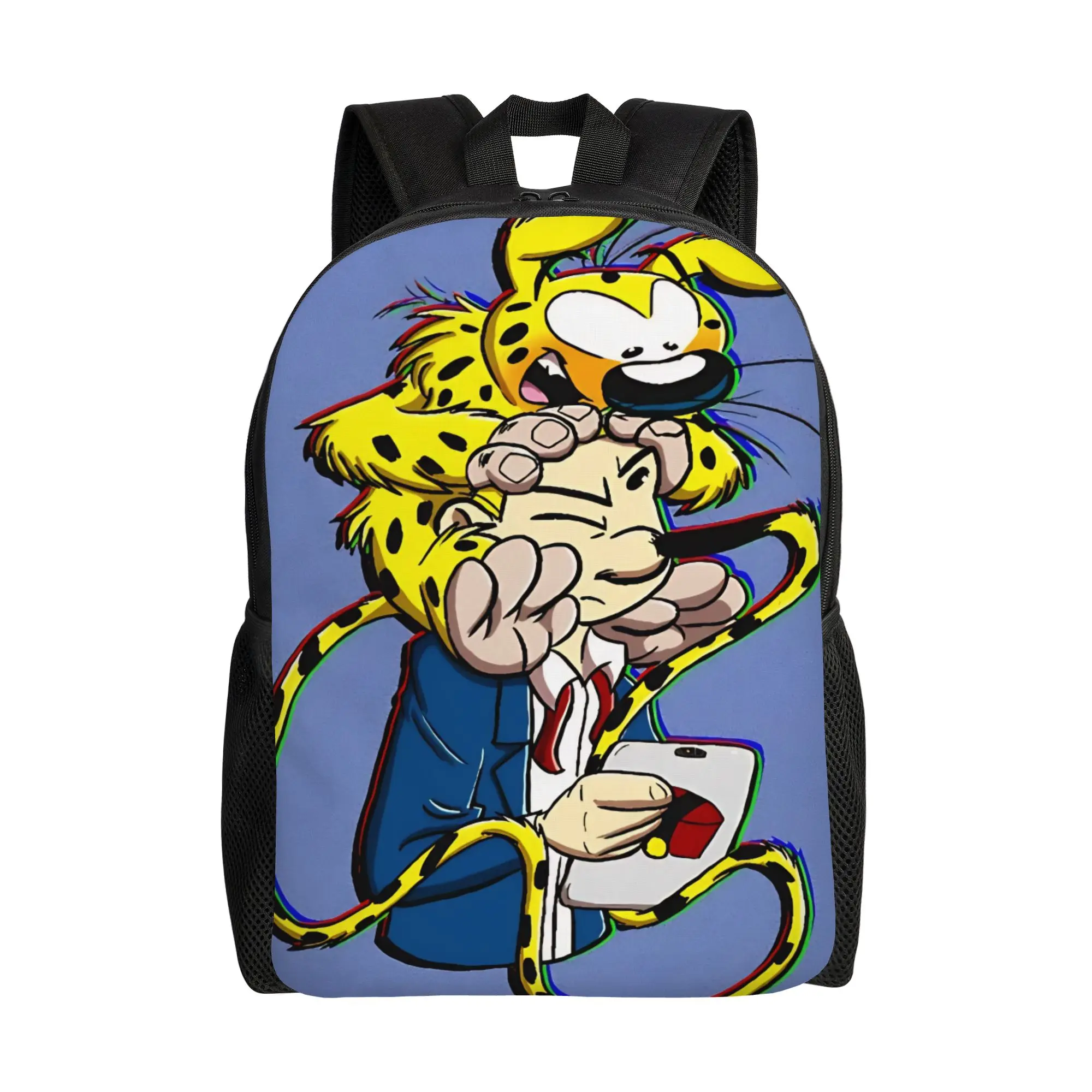 Funny Marsupilamis   Backpack  Kawaii Backpacks Women Hiking Durable High School Bags Design Rucksack