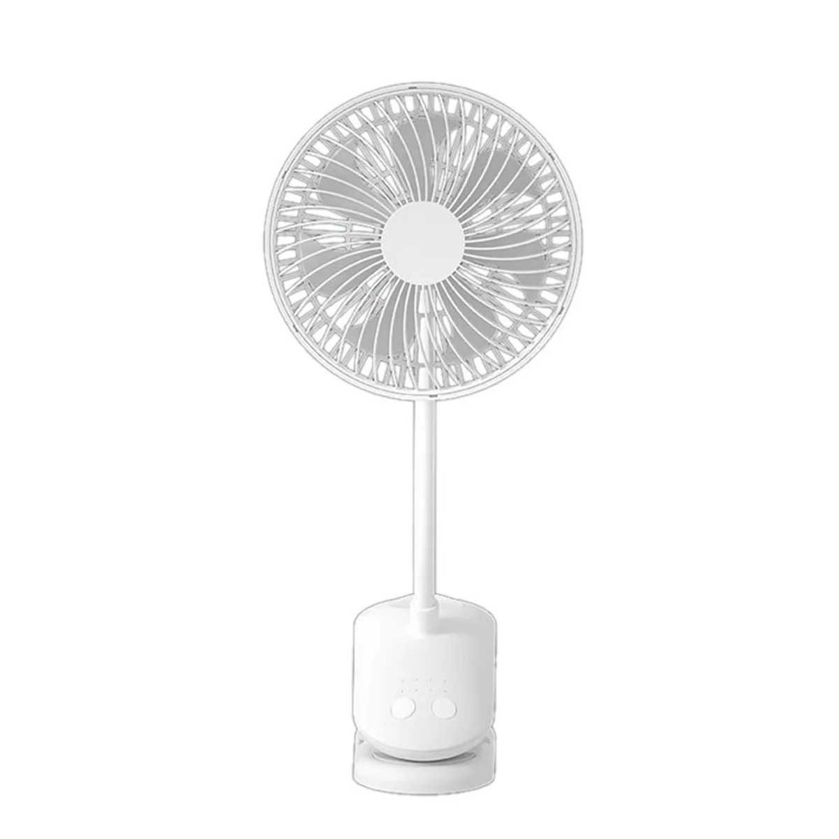 USB Stroller Fans 3600Mah Fan Clip Fan Portable with 4 Gears Quiet Clip on Mini Table Fan 720° Rotatable Battery Fan
